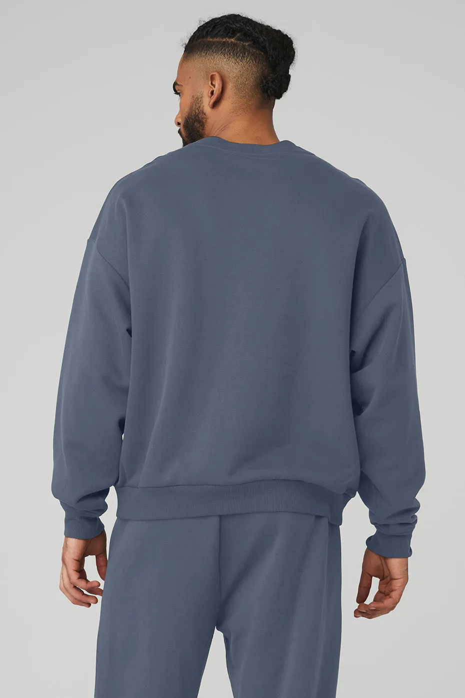 Accolade Crew Neck Pullover - Bluestone