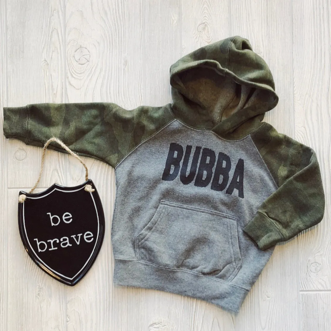 BUBBA • Camo Sleeve Hoodie