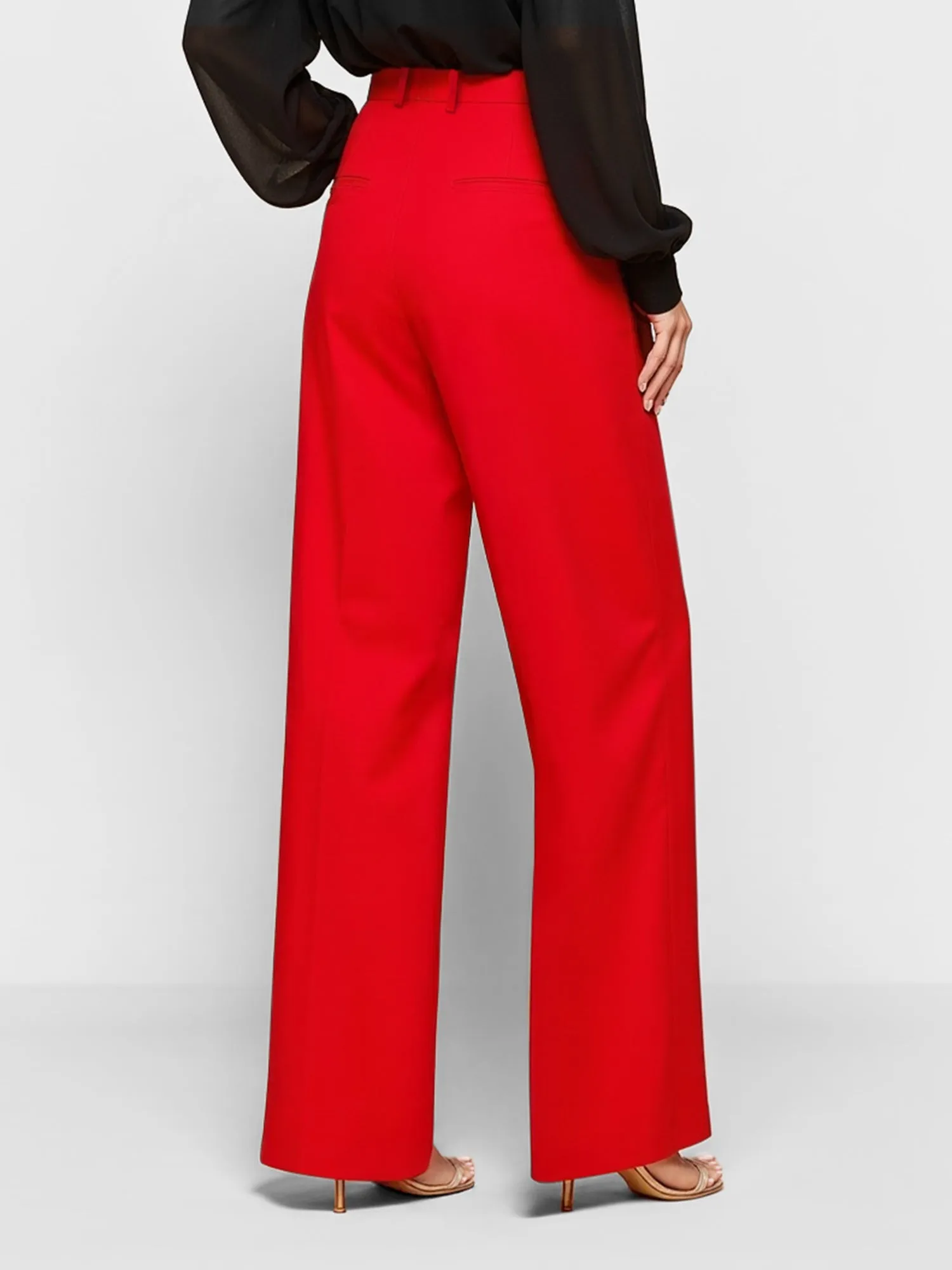 Button Front Pants