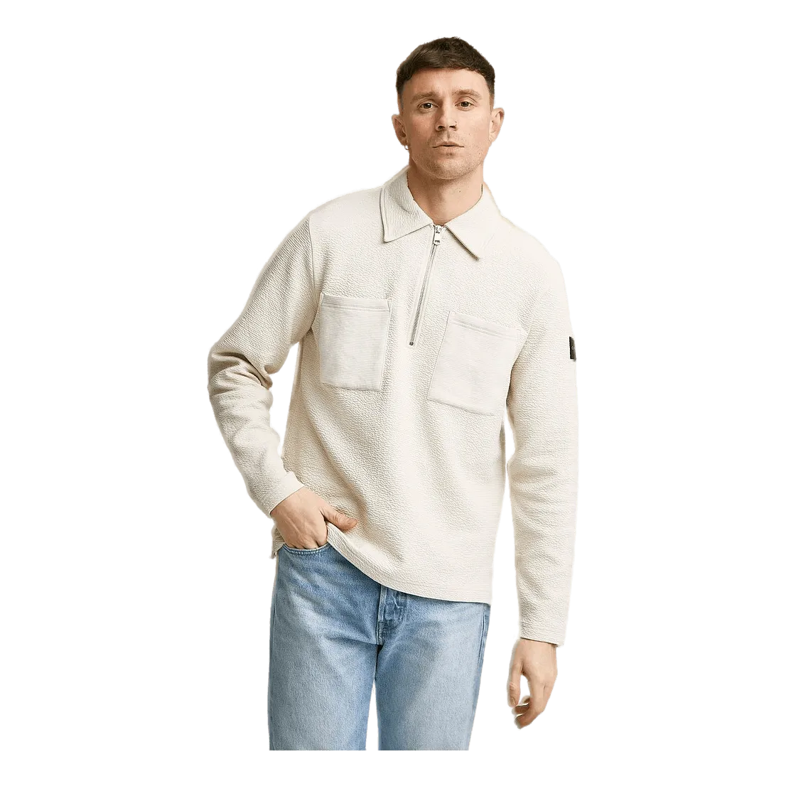 Calvin Klein Soft Structured Quarter Zip