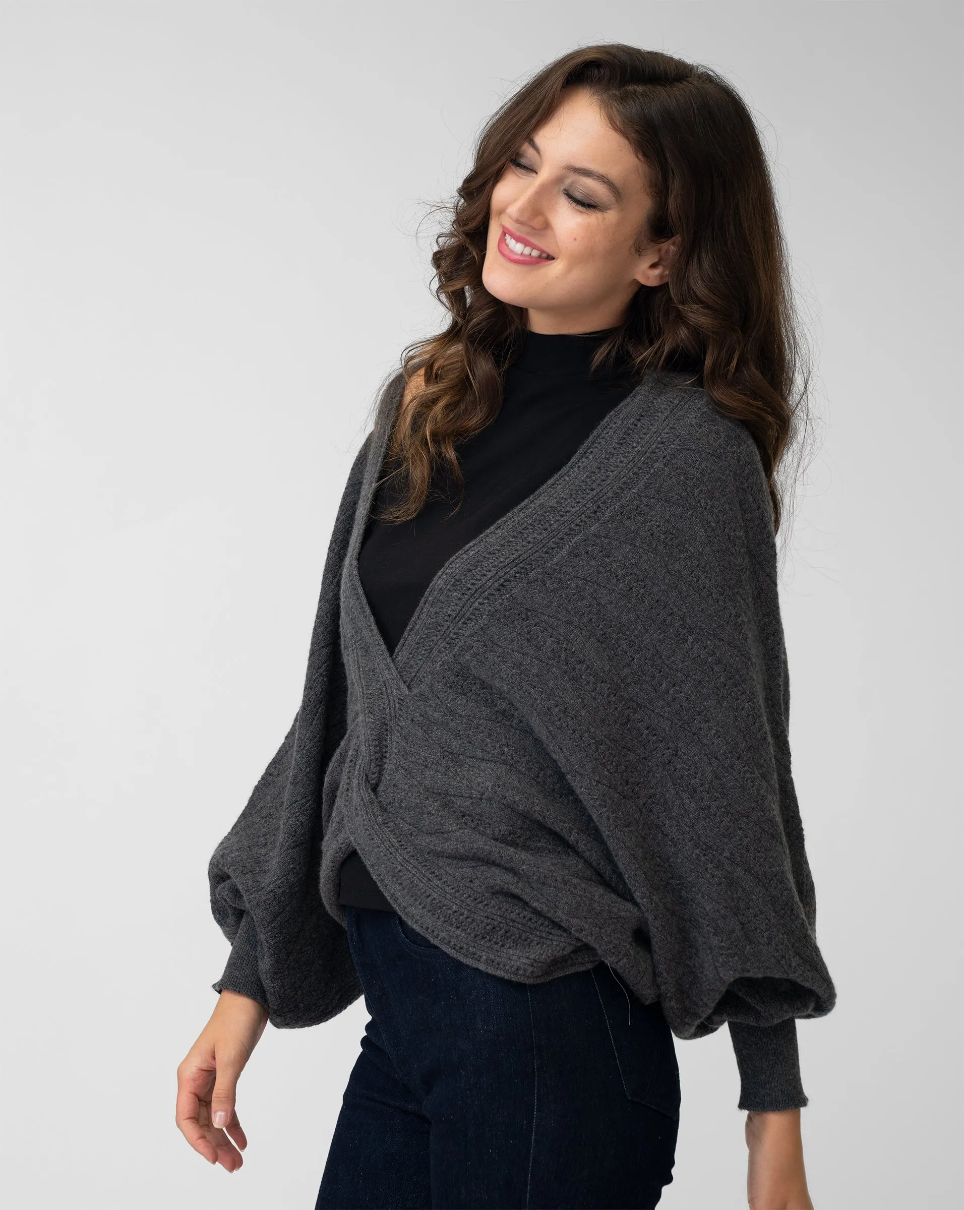 Cashmere Twist Dolman Sweater