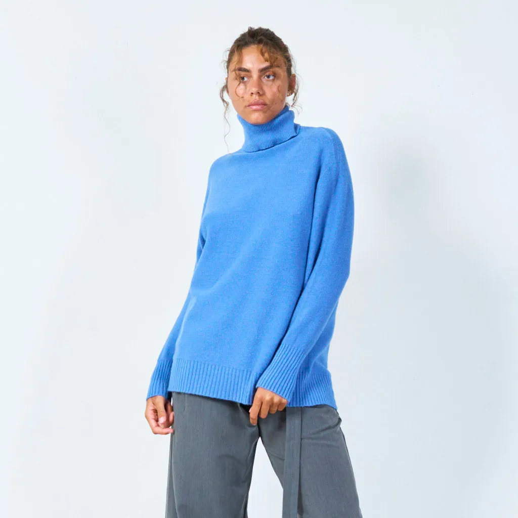 Classic turtleneck pullover sweater wholesale