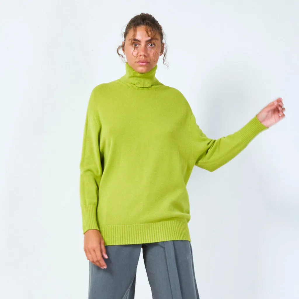 Classic turtleneck pullover sweater wholesale