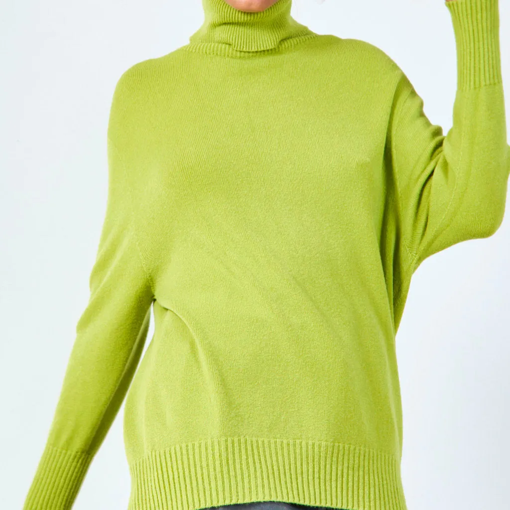 Classic turtleneck pullover sweater wholesale