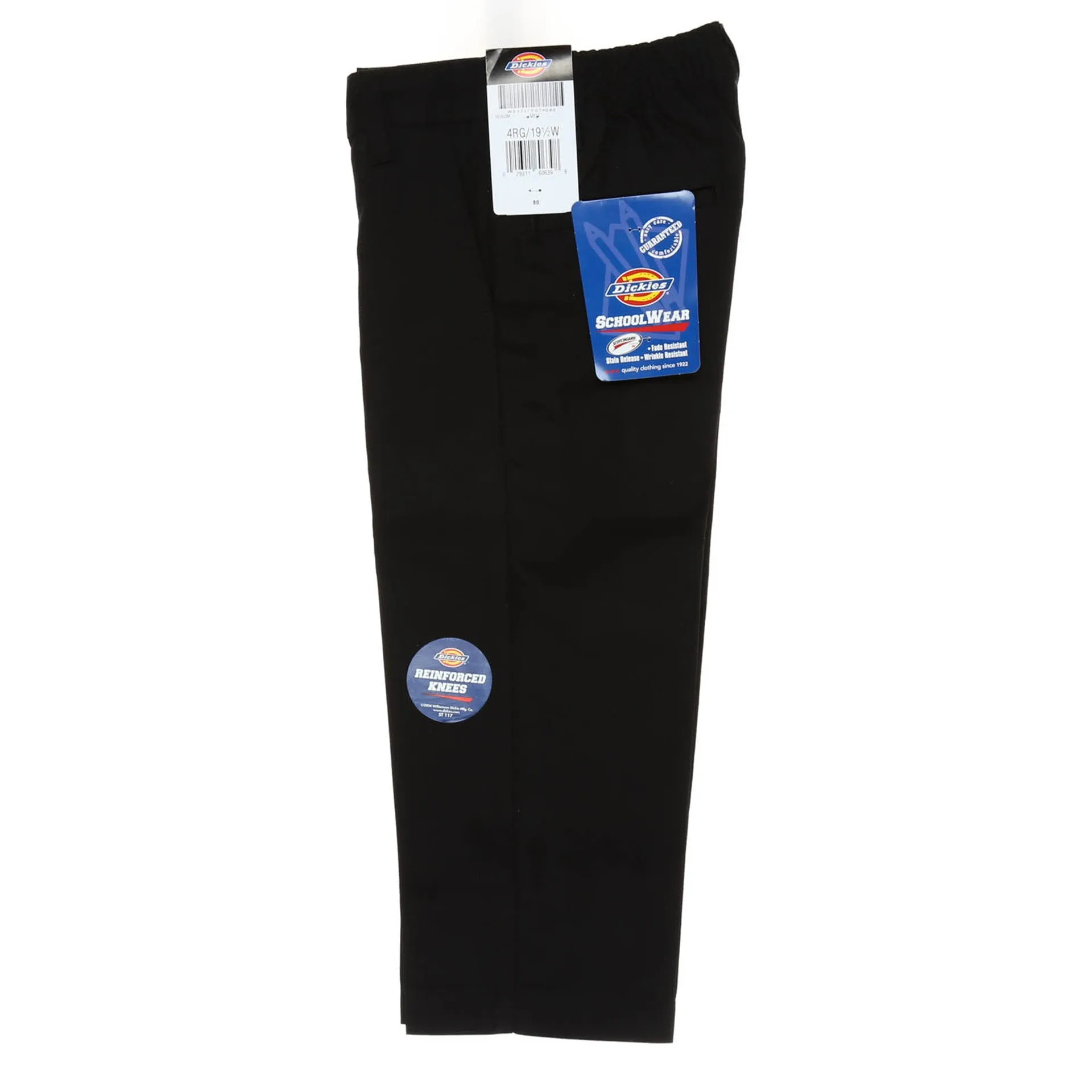 Dickies Boys' Flat Front Pant (4-7) - Black