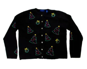 Dot Trees-Medium Christmas Sweater