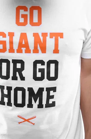 Go Giant (Men's White Tee)