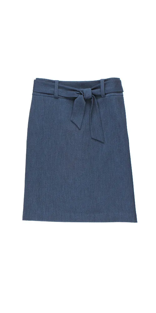 Greta Skirt, thundercloud blue