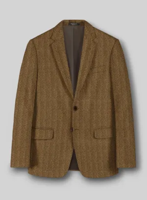 Highlander Tan Herringbone Tweed Jacket