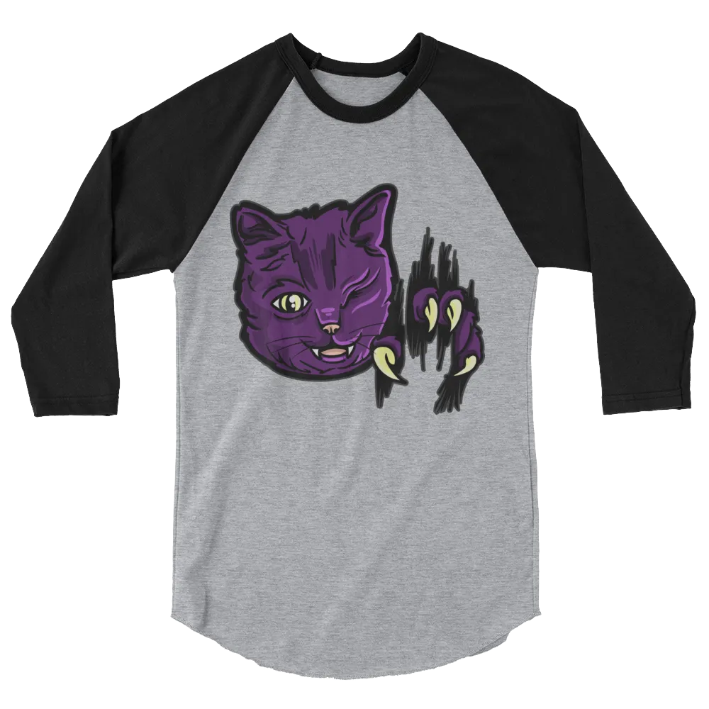 KittyChaos Logo Baseball Tee