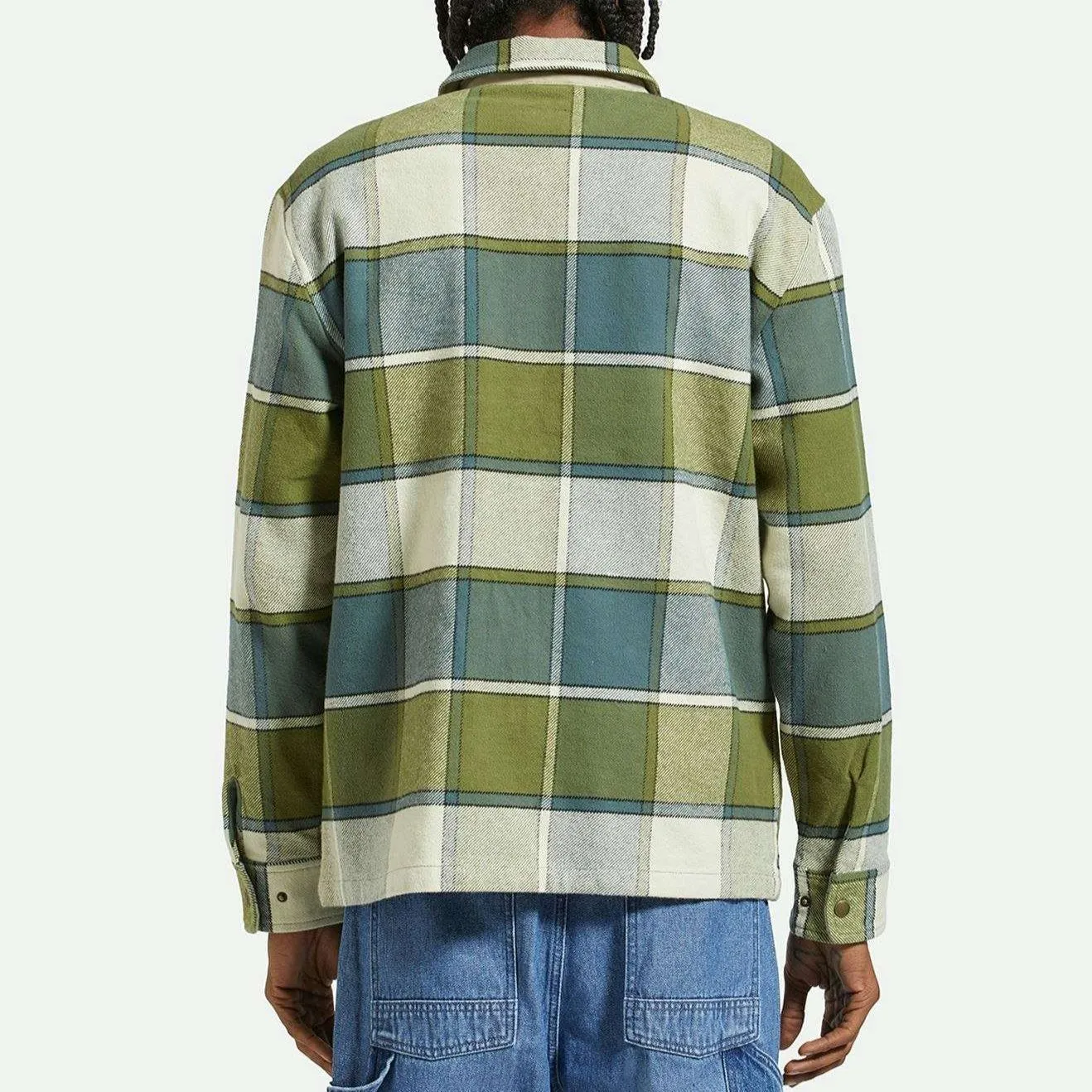 Men's Motor Zip Jacket - Blue Mirage/Dill Plaid