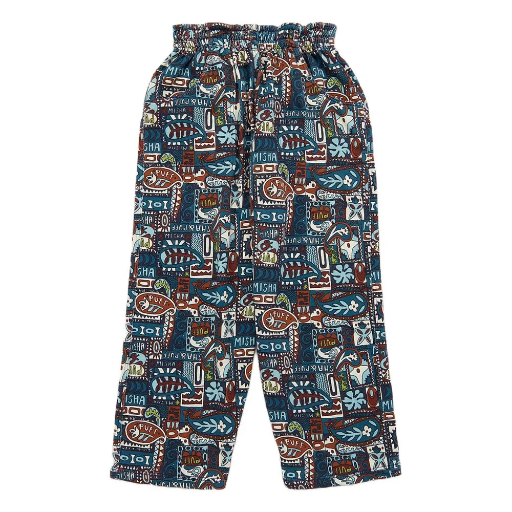 Misha and Puff Camp Pant · Ink Groovy Paisley