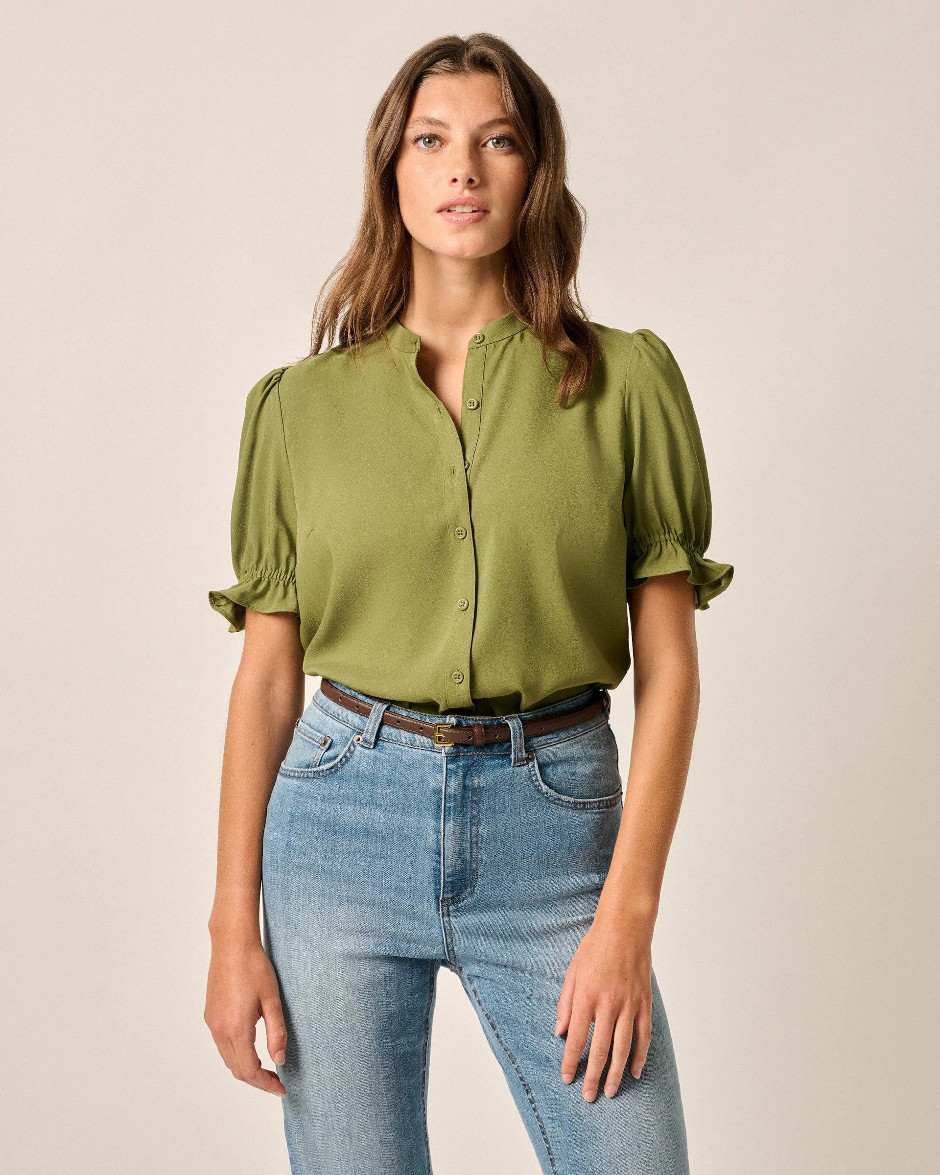 Natalia Button-Up Blouse