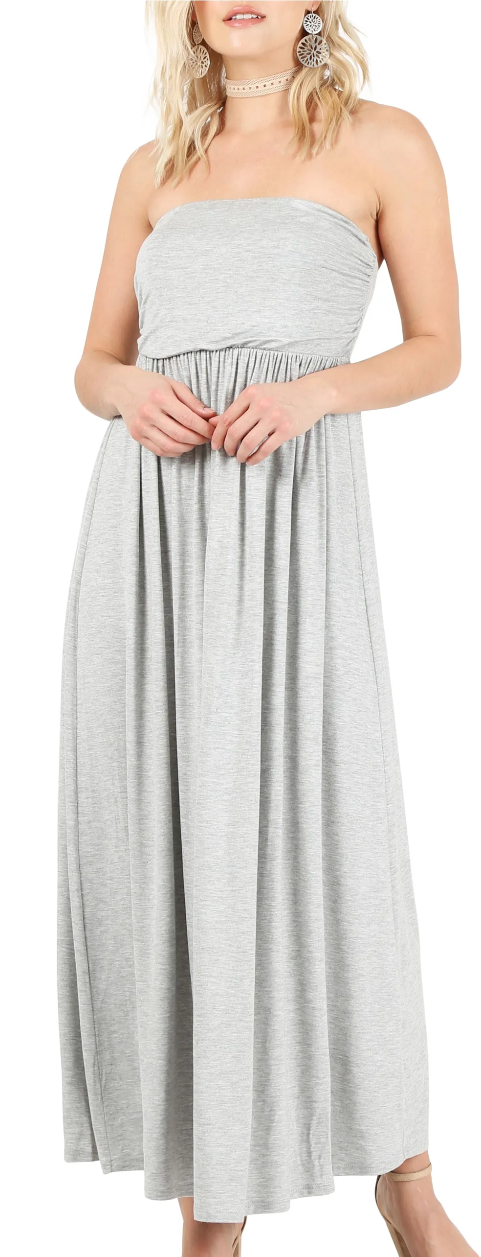 Nothing to Hide Strapless Maxi