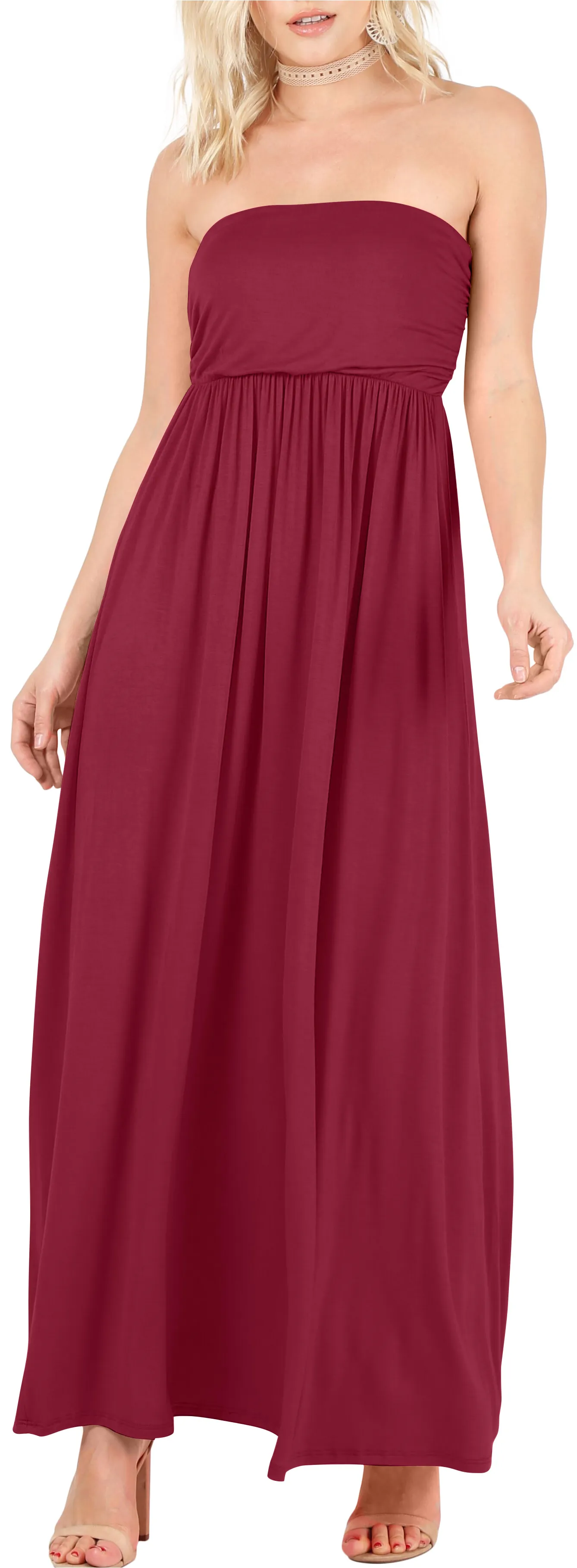 Nothing to Hide Strapless Maxi