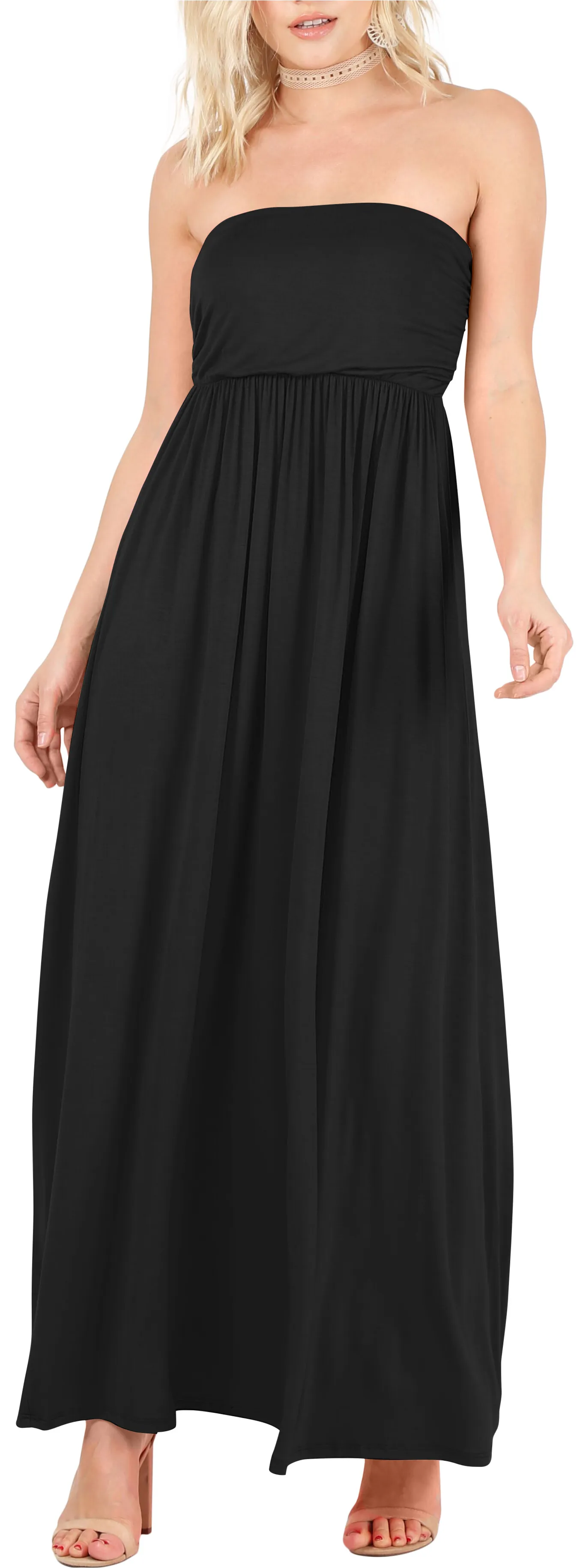 Nothing to Hide Strapless Maxi