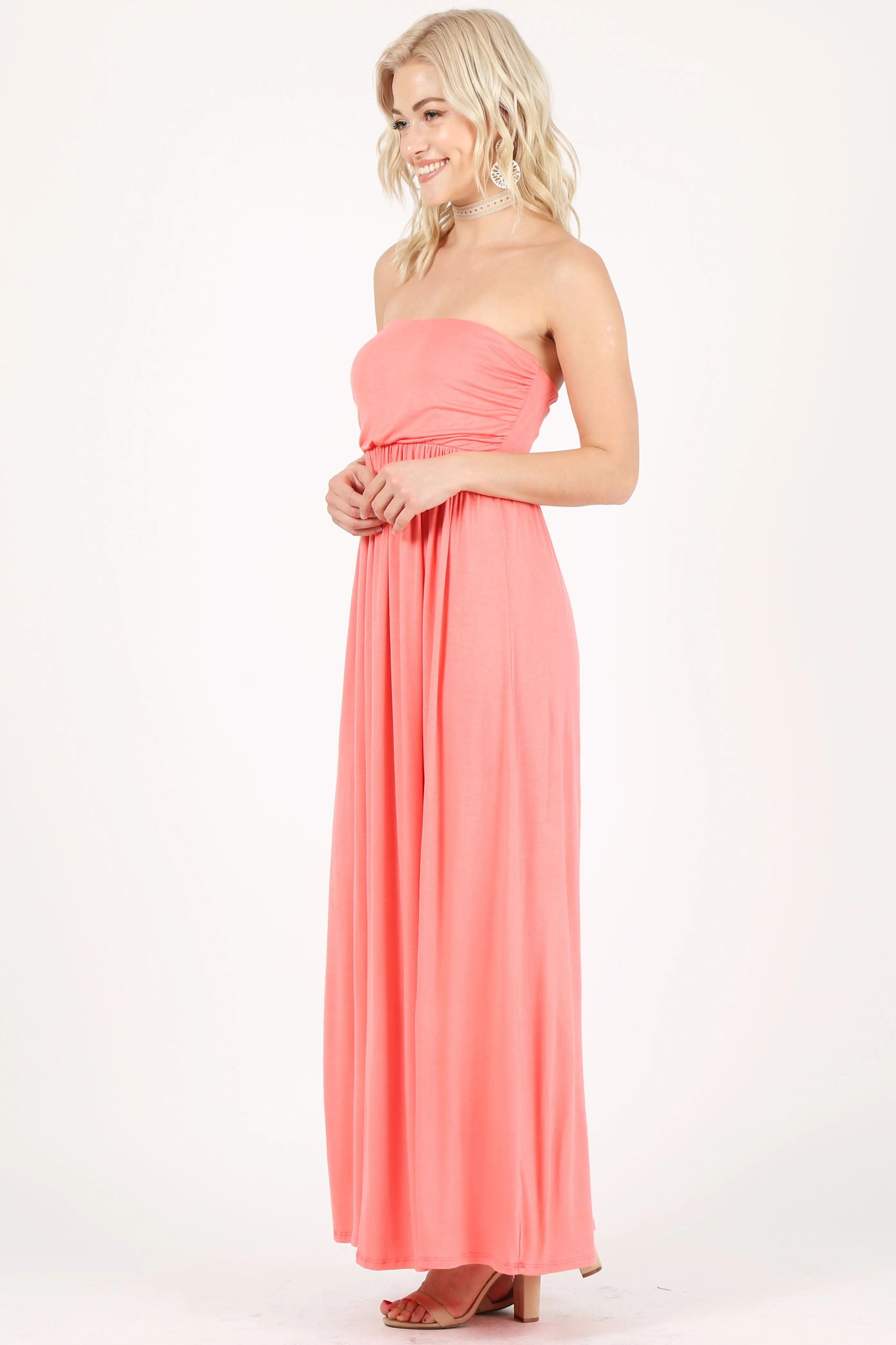 Nothing to Hide Strapless Maxi