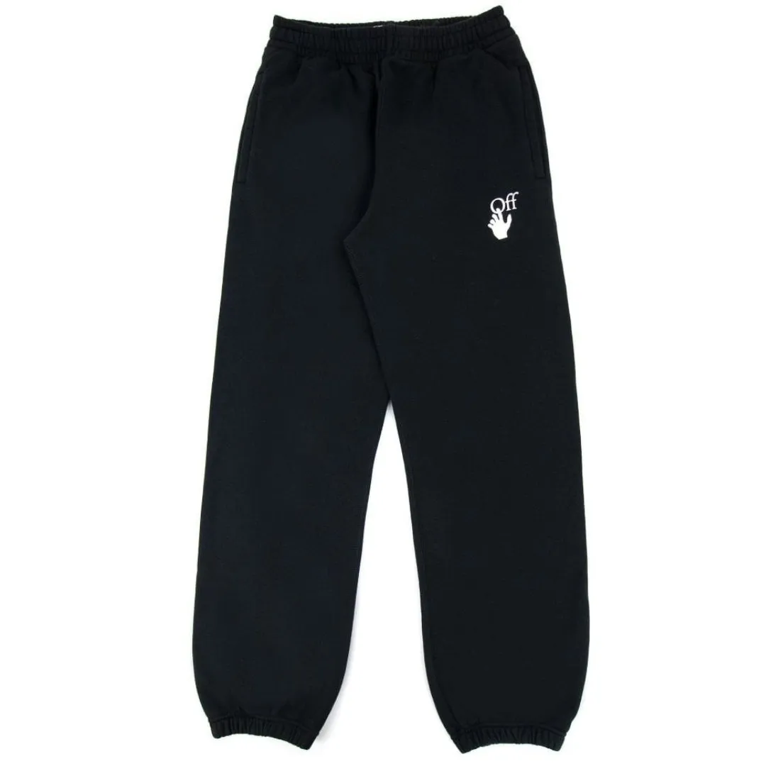 Off-White Hand Off Slim Cuffed Black Sweatpants