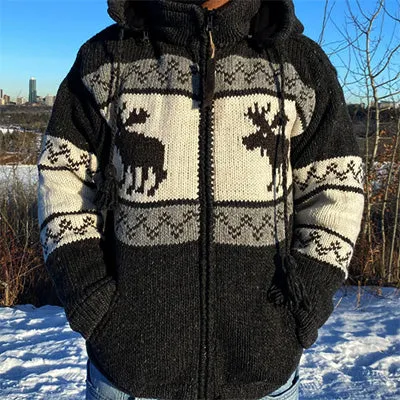 OLDTRIBES™ Sovereign Moose Wool Jacket