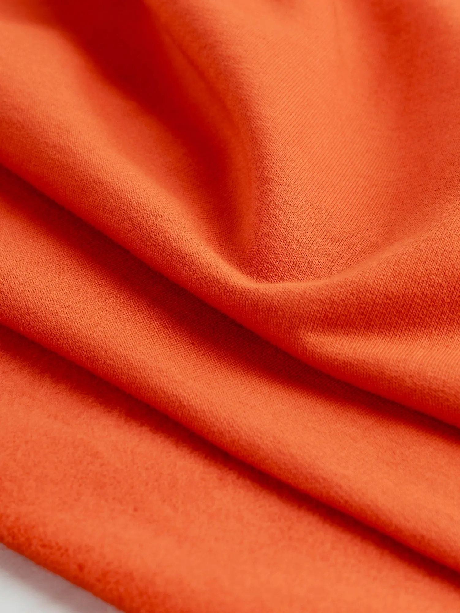 Organic Cotton Fleece - Orange