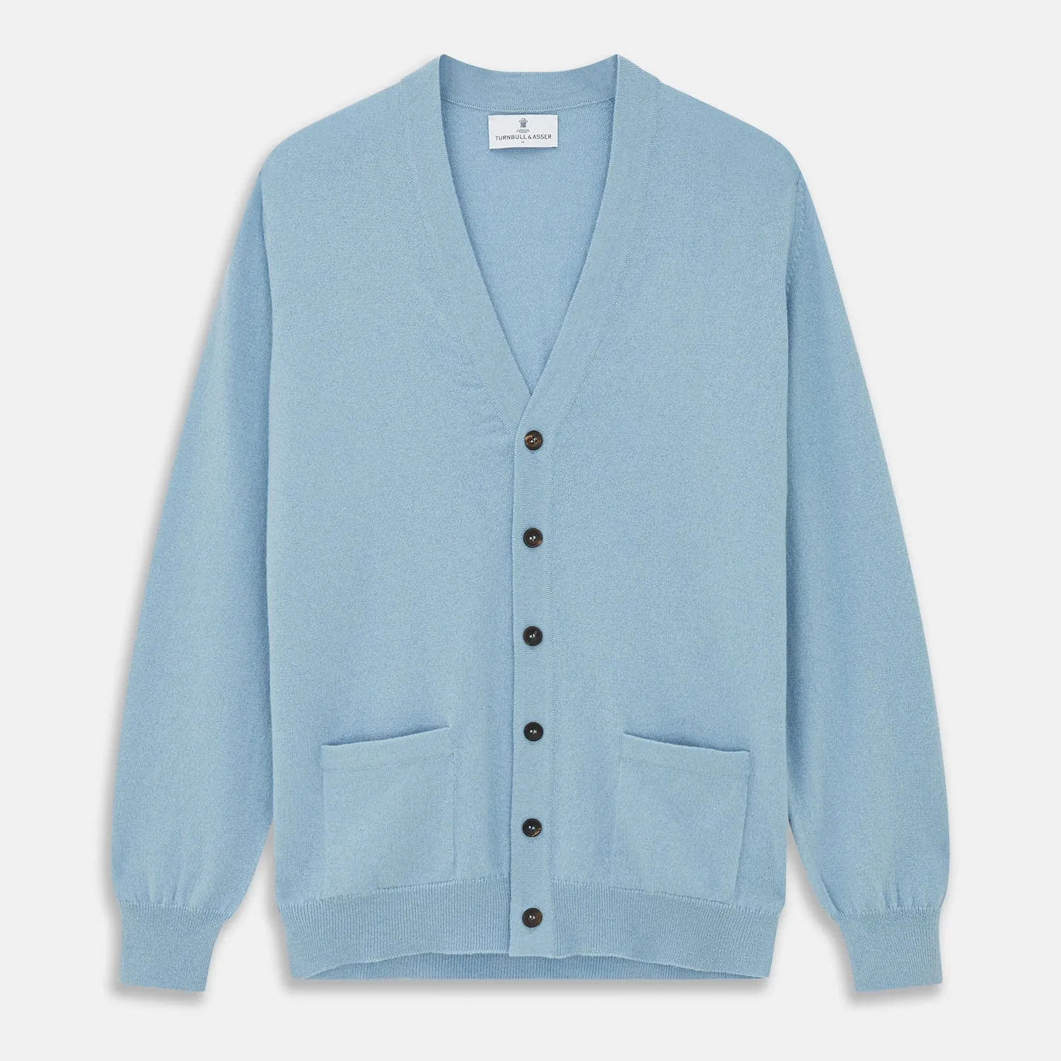 Pale Blue Cashmere Lachlan Cardigan