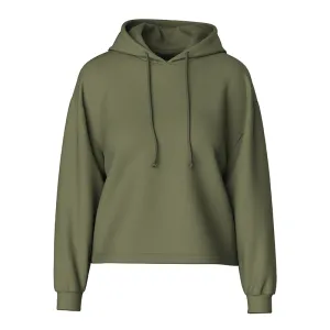 Pieces Chilli Women's Cropped Hoodie Deep Lichen Green