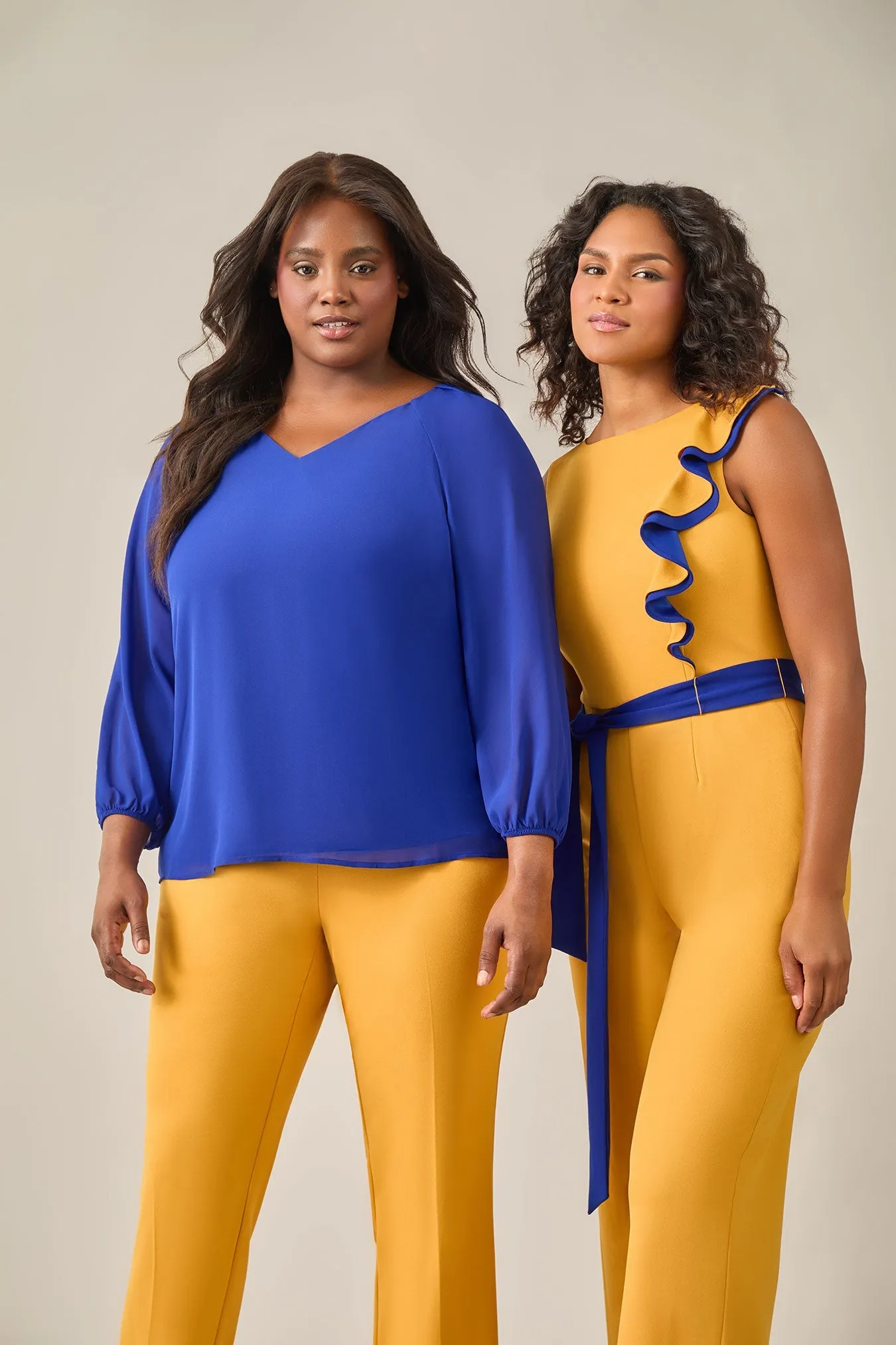 Plus Size Raglan Sleeve Blouse, Royal Signature