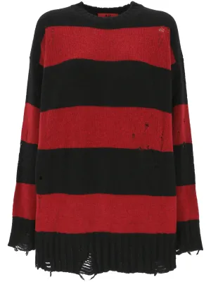 Rebellious Striped Wool Sweater