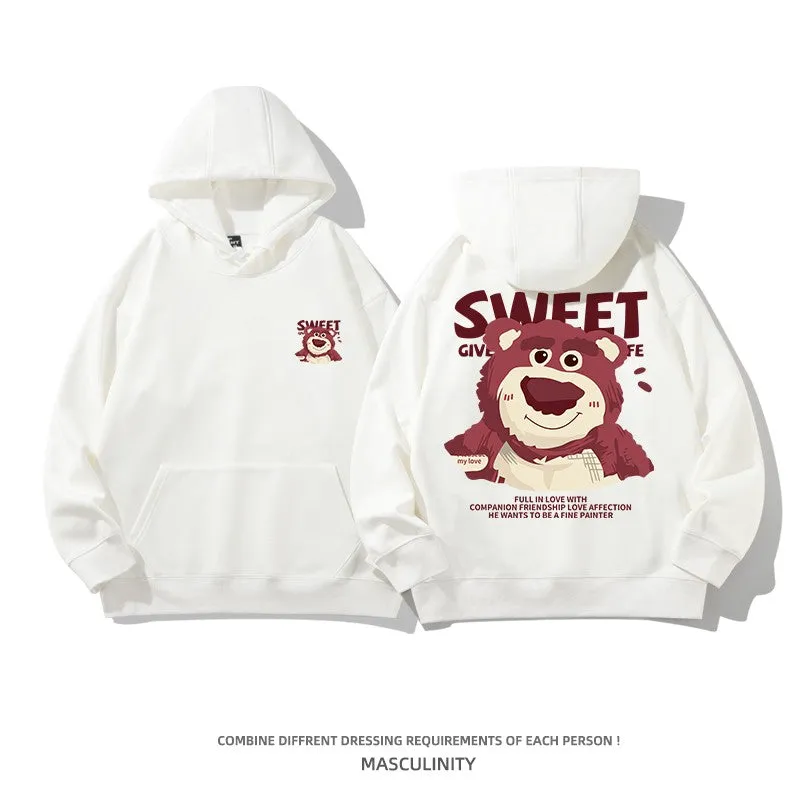 Sweet Hoodies for men and women couple spring hoodies