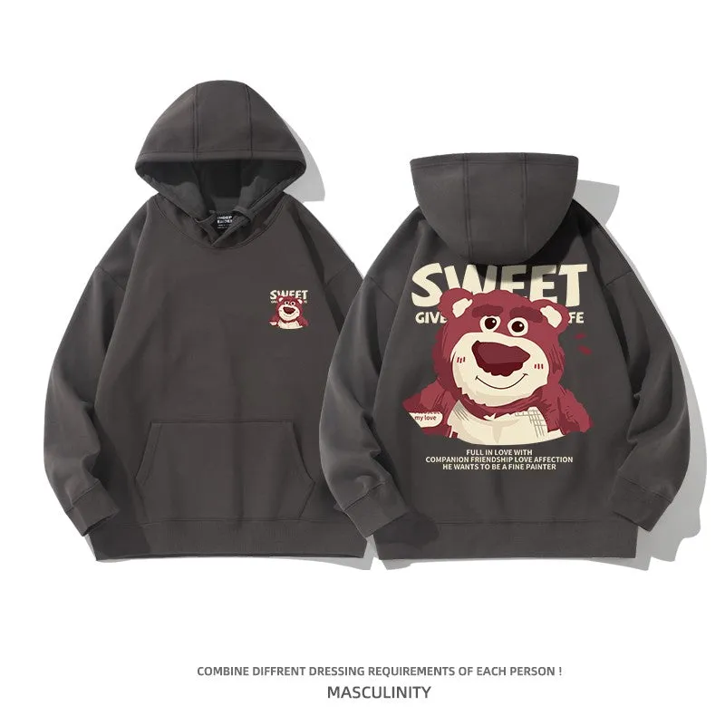 Sweet Hoodies for men and women couple spring hoodies