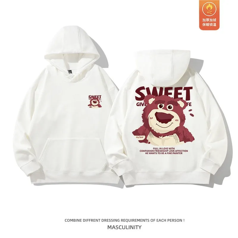 Sweet Hoodies for men and women couple spring hoodies