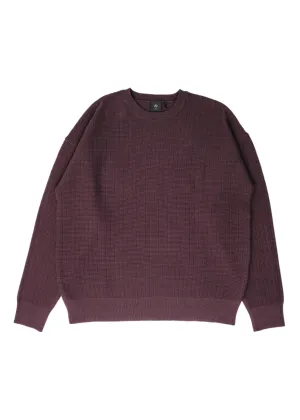 THRILLS - Republic Crew Knit - Deep Plum