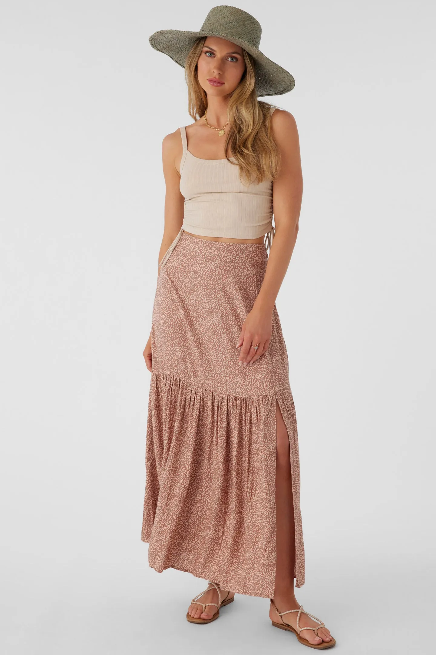 TINSLIE LORDES ANIMAL MAXI SKIRT