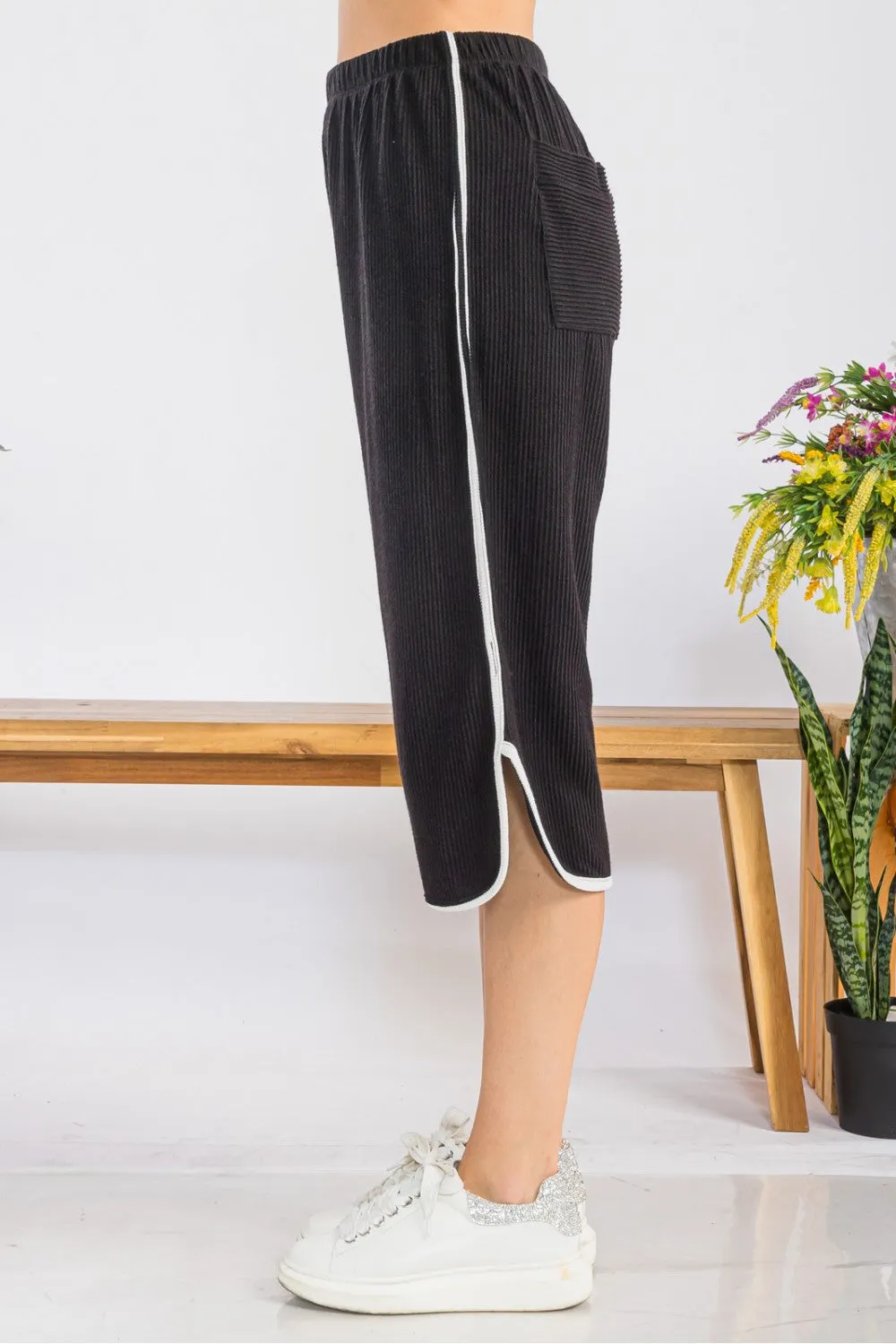 Urban Rib Capri Joggers - 2 Colors