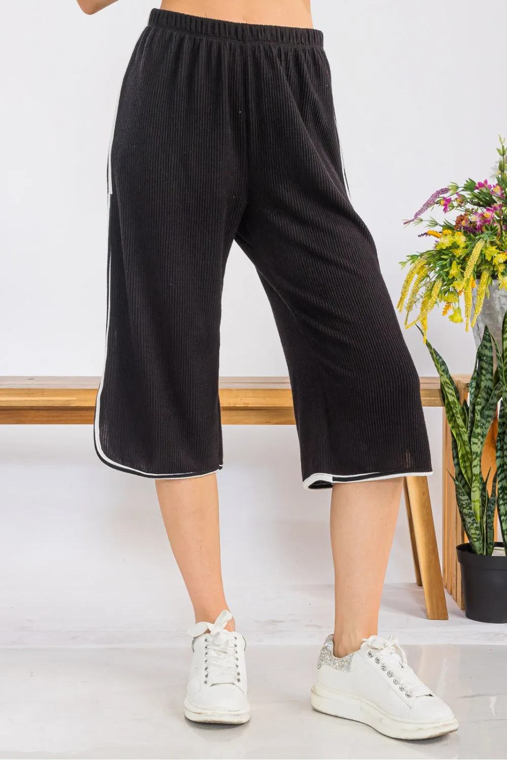 Urban Rib Capri Joggers - 2 Colors