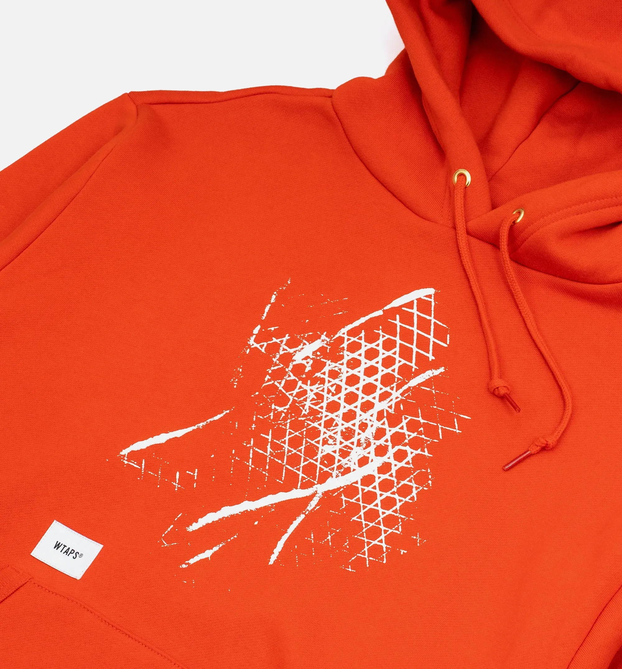 Vans x WTAPS Pullover Mens Hoodie - Orange/White