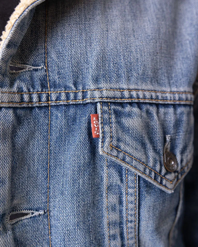 Vintage Levis Courdroy Collar Denim Furr Jacket